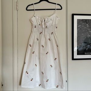 NEVER WORN Cider Floral Shirred Midi Dress